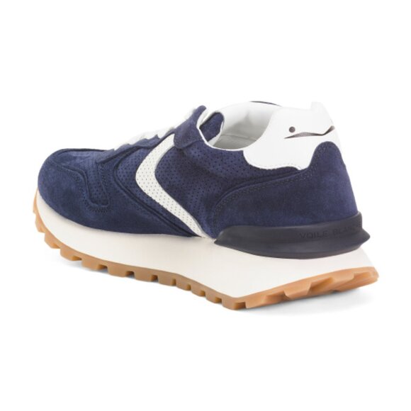 VOILE BLANCHE Suede Paris Race Sneakers - Picture 2 of 3